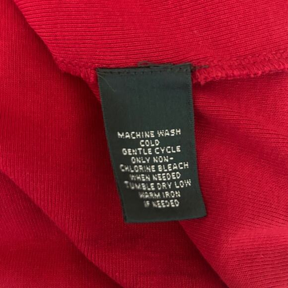 Ralph Lauren RLR‎ Women Tunic Top L Red Cotton Preppy Western Cowgirl Classic - Picture 6 of 7